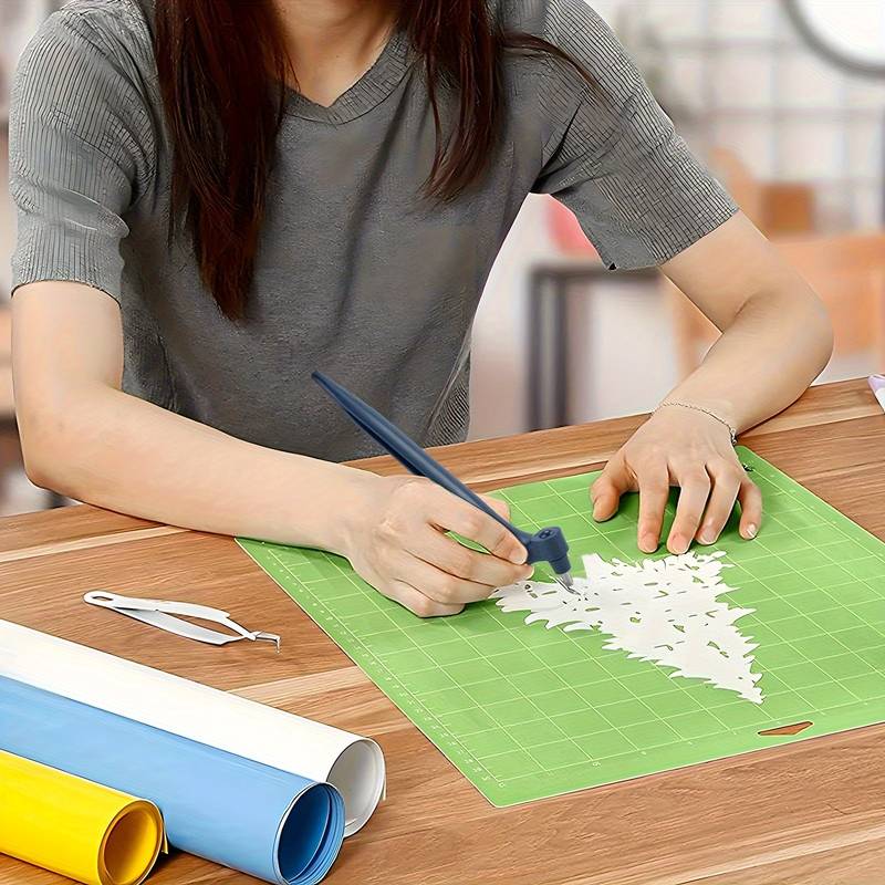 Craft Cutting Tools For Paper Crafts With Triangle Ruler 360 - Temu
